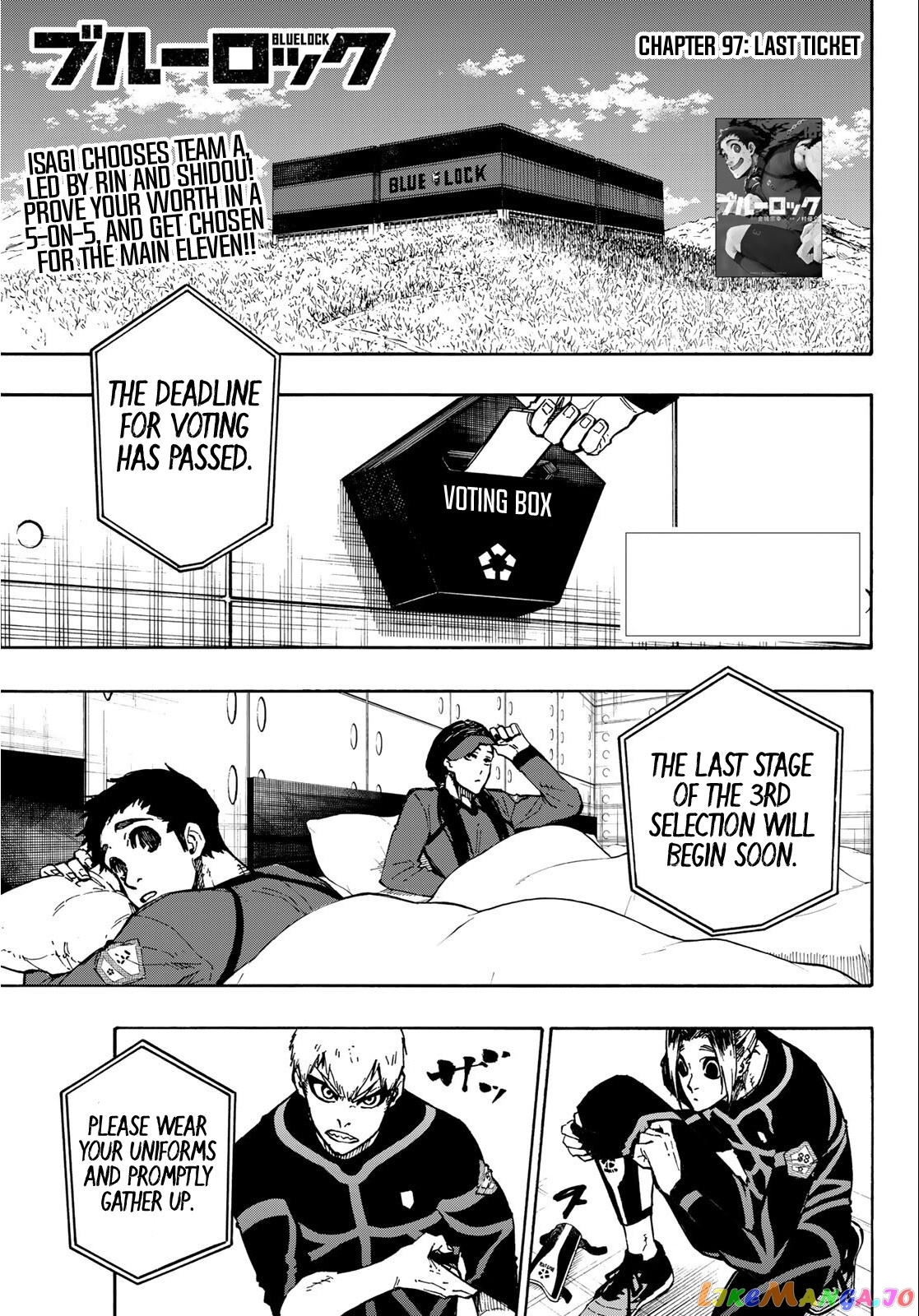 Blue Lock Chapter 97 image 01